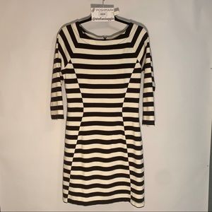 Long Sleeve Tall Contouring Striped Dress like new